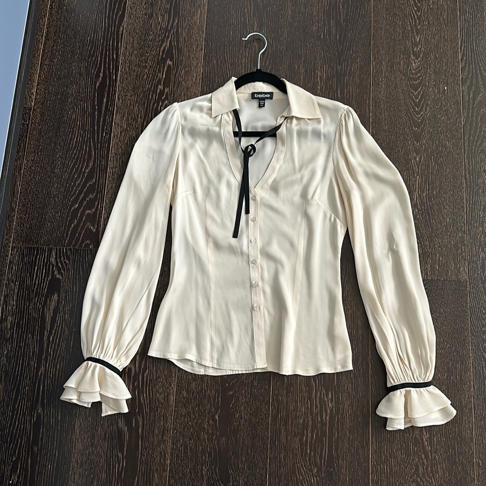 Bebe Silk Blouse